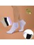 Miss Lana Kadın Bambu Çorap (4 Çift) Renkli Fırfırlı Patik Kadın Çorap 1