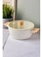 Cookwood Beige Indüksiyon Tabanlı Ahşap Kulplu Kapaklı Seramik Derin Tencere 20 cm 1