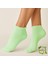 Miss Lana Kadın Bambu Çorap (4 Çift) Renkli Fırfırlı Patik Kadın Çorap 4