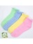 Miss Lana Kadın Bambu Çorap (4 Çift) Renkli Fırfırlı Patik Kadın Çorap 7