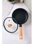 Cookwood Black Indüksiyon Tabanlı Ahşap Saplı Kapaklı Seramik Tencere 18 cm 3