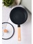 Cookwood Black Indüksiyon Tabanlı Ahşap Saplı Kapaklı Seramik Tencere 20 cm 3