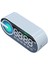 Sessiz Kablosuz Bluetooth Hoparlör Çalar Saat Rgb Tws USB LED Ayna Dijital Saat Fm Büyük Ekran Oturma Odası Ofis Dekorasyonu (Yurt Dışından) 1