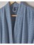 Chequer Pamuk Bornoz L-Xl Mavi 3