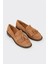 Taba Deri Kadın Günlük Loafer 2