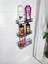 3 Katlı Yapışkanlı Paslanmaz Metal Banyo Düzenleyici Organizer Duşakabin Rafı 4
