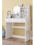 Kumru Model Beyaz Suntalam Modern Makyaj Masası 80x40x127 cm Şık ve Kullanışlı Tasarım 4