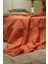 Premium %100 Pamuk Çift Kişilik Yazlık Pike, Yatak Örtüsü,terletmez Kumaş(Turuncu RENK)(240X200CM) 1