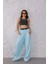 Kadın Turkuaz Oversize Eşofman Altı Msc 409ALT 1