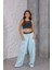 Kadın Turkuaz Oversize Eşofman Altı Msc 409ALT 2