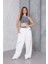 Kadın Beyaz Eşofman Altı Msc 500ALT 3