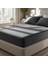 Odin 300 Tc Pamuk Saten King Size Çarşaf Antrasit 1