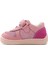 Bob Hakiki Deri Pembe Simli Barefoot Cırtlı Lastikli Bebek Sneaker Ayakkabı 4