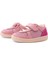 Bob Hakiki Deri Pembe Simli Barefoot Cırtlı Lastikli Bebek Sneaker Ayakkabı 5