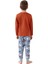 Erkek Çocuk Kiremit Pijama Takımı 3422-2 2