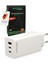 2647 100W GaN Type-C Hızlı Şarj Adaptörü | 3 Port PD 3.0 | MacBook, iPhone, Samsung, Tablet ve Laptop Uyumlu 1