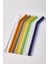 Straw 6'lı Renkli Cam Eğimli Isıya Dayanıklı (Borosilikat) Pipet ve 1 Adet Pipet Temizleme Fırçası 3