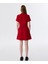 Pileli Dik Yaka Elbise TW6250002153034 4