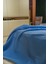Premium %100 Pamuk Çift Kişilik Yazlık Pike, Yatak Örtüsü,terletmez Kumaş(Mavi Renk) (240X200CM) 8
