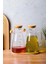 Std Gaella Bamboo 2’li 900ML Tepsili Yağlık-Sirkelik Seti 3 Parça Borosilikat 5