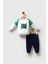 Erkek Bebek 2'li Takım Beyaz-Yeşil 1