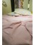 Premium %100 Pamuk Çift Kişilik Yazlık Pike, Yatak Örtüsü,terletmez Kumaş(Pudra Renk) (240X200CM) 6