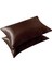 İpek Saten Yastık Kılıfı 2 Adet 50x70cm 2 Adet Saten Tokalı Kahverengi 4