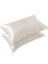 İpek Saten Yastık Kılıfı 2 Adet 50x70cm 2 Adet Saten Tokalı Krem 4