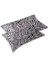 İpek Saten Yastık Kılıfı 2 Adet 50x70cm 2 Adet Saten Tokalı Zebra 3