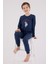 Erkek Çocuk Uzun Kol Pijama Takım Koyu Indigo 2