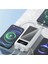 Solar 30.000 Mah Güneş Enerjili LED Işıklı Powerbank Şarj Aleti 2x USB Çıkışlı Çoklu Kablolu 4