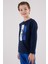 Erkek Çocuk Uzun Kol Pijama Takım Lacivert 5