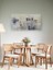 Keops Natural Ahşap Masa Sandalye Takımı 110X110 1