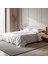 Soho 200 Tc Pamuk Perkal King Size Nevresim Beyaz 2
