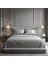 Soho 200 Tc Pamuk Perkal King Size Nevresim Gri 1