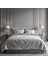 Soho 200 Tc Pamuk Perkal King Size Nevresim Gri 2