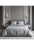 Soho 200 Tc Pamuk Perkal King Size Nevresim Gri 3