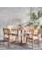 Posedion Natural Ahşap Masa Sandalye Takımı 110X110 2