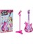 Mikrofonlu Pembe Gitar Seti 3