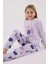 Kız Çocuk Uzun Kol Pijama Takım Lila 3