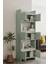 Modo mint yeşili Mdf Raflı Kapaklı Kitaplık 176 cm 3
