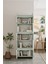 Modo mint yeşili Mdf Raflı Kapaklı Kitaplık 176 cm 4