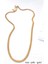 Kısa Italyan Çelik Kolye-45 cm - Altın 1