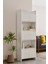 Modo beyaz Mdf Raflı Kapaklı Kitaplık 176 cm 2