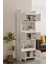 Modo beyaz Mdf Raflı Kapaklı Kitaplık 176 cm 4