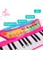 Elektonik Pembe Işıklı Piano 6