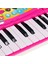 Elektonik Pembe Işıklı Piano 7