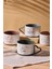 Happy Days 4'lü Porselen New Bone China 250 ml Kupa Seti Mug 2