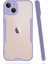 Newface iPhone 14 Kılıf Platin Silikon - Lila 1