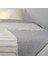 Ruby Dolgulu Müslin Çift Kişilik Yatak Örtüsü Ekru Gri 230X250 cm 2